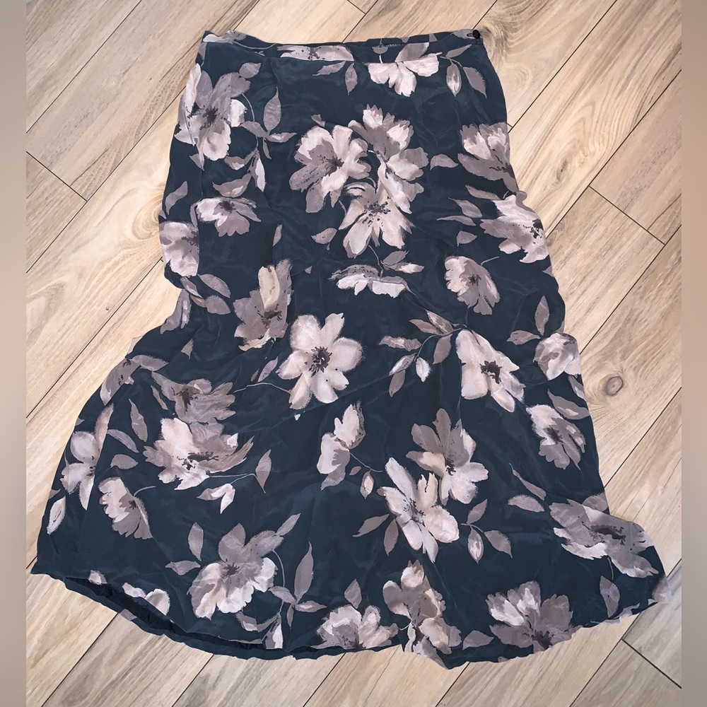 Floral maxi skirt